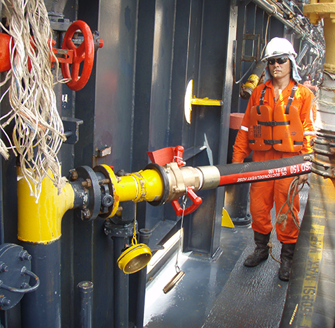 Acoplador TODO-MATIC en aplicacion offshore